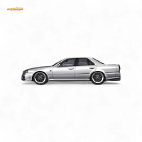 Mortal ER34 Skyline 25GT-t Ordinary Silver 1:64