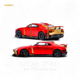 INNO64 Nissan R50 GT-R Red 1:64