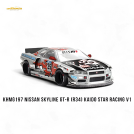 (Pre-Order) Mini GT Nissan Skyline GT-R R34 Kaido Star Racing V1 1:64