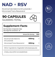 NAD + Resveratrol Capsules