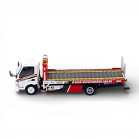 Unique Model Hino 300 Dutro Flatbed Tow Truck World Champion 1:64
