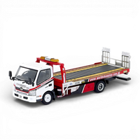 Unique Model Hino 300 Dutro Flatbed Tow Truck World Champion 1:64