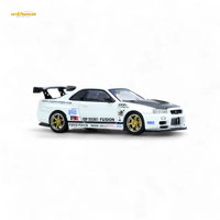 Inno64 Top Secret R34 GT-R White 1:64