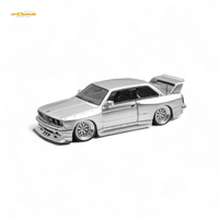 NA BMW E30 Wide-Body Silver 1:64