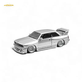 NA BMW E30 Wide-Body Silver 1:64