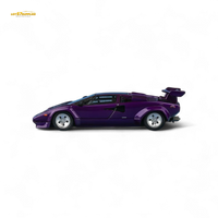 Findclassically Countach LP5000S Metallic Purple w/ Wing 1:64