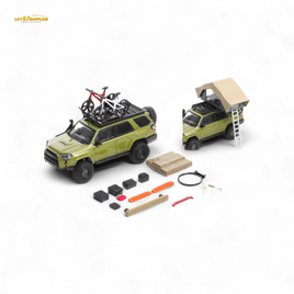 GCD Toyota 4 Runner Light Modified Version Olive Green 1:64