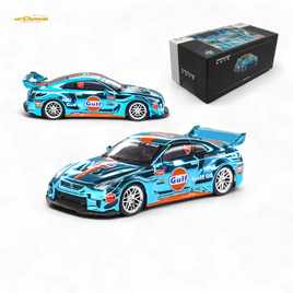 Demon King Auto LBWK Nissan GT-R R35 Chrome Gulf 1:64