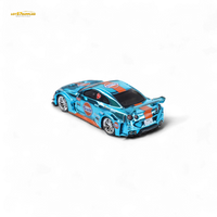 Demon King Auto LBWK Nissan GT-R R35 Chrome Gulf 1:64