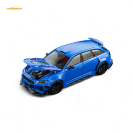 (Pre-Order) DCM Modified Audi RS6 Wagon Blue 1:64