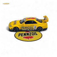 Fast Speed Skyline GT-R R34 Nismo Z-Tune Pennzoil #1 Yellow 1:64