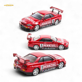 Fast Speed Skyline GT-R R34 Nismo Z-Tune Red 1:64