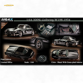 M64X Mercedes-Benz 300SL W198 1954 Final Edition Black 1:64