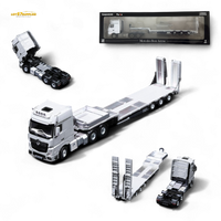 TimeMicro & Perka BENZ FLATBED TRANSPORT VEHICLE - White 1:64