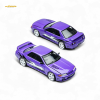 (Pre-Order) TimeMicro Skyline GT-R R32 Los Santos Drift Purple 1:64