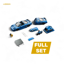 Findclassically NSX TRA Transparent Blue Full Set 1:64