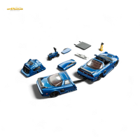 Findclassically NSX TRA Transparent Blue Full Set 1:64