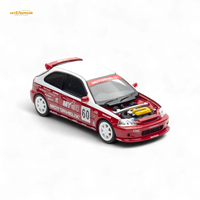 Motorhelix Honda Civic EK9 White Red 1:64