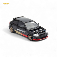 Motorhelix Honda Civic EK9 MUGEN Black 1:64