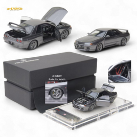 Focal Horizon Nissan Skyline GT-R R32 Nismo S-Tune Gun Grey 1:64