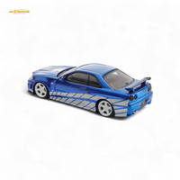 Fast Speed Skyline GT-R R34 Nismo Z-Tune Blue 1:64