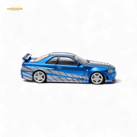 Fast Speed Skyline GT-R R34 Nismo Z-Tune Blue 1:64