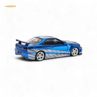 Fast Speed Skyline GT-R R34 Nismo Z-Tune Blue 1:64