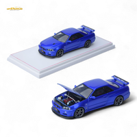Focal Horizon Skyline GT-R R34 V-SPEC-II Bayside Blue 1:64