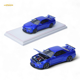 Focal Horizon Skyline GT-R R34 V-SPEC-II Bayside Blue 1:64