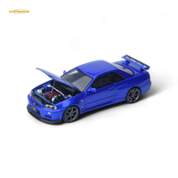 Focal Horizon Skyline GT-R R34 V-SPEC-II Bayside Blue 1:64