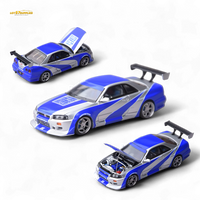 Focal Horizon Skyline GT-R R34 NFS Silver Blue 1:64