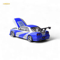 Focal Horizon Skyline GT-R R34 NFS Silver Blue 1:64
