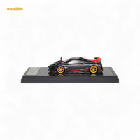 LCD Pagani Imola Matte Black Carbon Italian Stripe 1:64