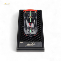LCD Pagani Imola Matte Black Carbon Italian Stripe 1:64