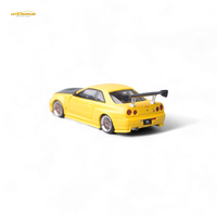 Focal Horizon Nissan Skyline GT-R R34 Z-Tune Carbon-Hood Version Yellow 1:64