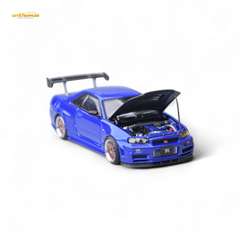 Focal Horizon Skyline GT-R R34 Bayside Blue 1:64