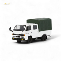 Model 1 Isuzu Covered Truck White 1:64