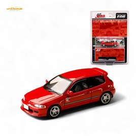Hobby Japan Honda Civic EG6 Red 1:64