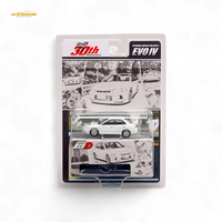 Hobby Japan Mitsubishi Lancer Evolution IV White 1:64