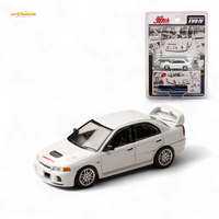 Hobby Japan Mitsubishi Lancer Evolution IV White 1:64