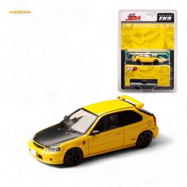 Hobby Japan Honda Civic EK9 Yellow 1:64