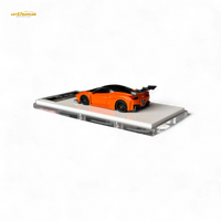 Flame Ferrari 458 LB Wide-Body Pearl Orange 1:64