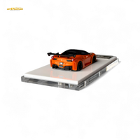 Flame Ferrari 458 LB Wide-Body Pearl Orange 1:64