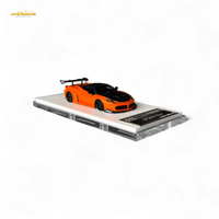 Flame Ferrari 458 LB Wide-Body Pearl Orange 1:64