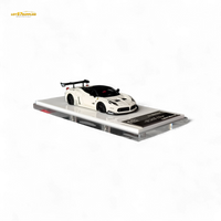 Flame Ferrari 458 GT LB Wide-Body - White 1:64 Resin