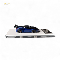 Flame Supercar LB458GT - Metallic Blue 1:64 Resin