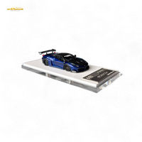 Flame Supercar LB458GT - Metallic Blue 1:64 Resin