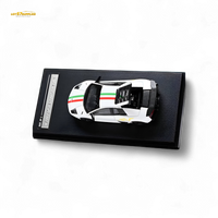 High Rev Model Lamborghini Murcielago LP670-4 SV White 1:64