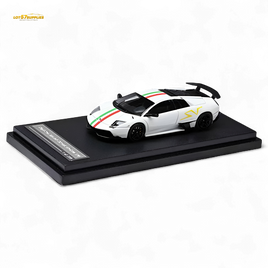 High Rev Model Lamborghini Murcielago LP670-4 SV White 1:64