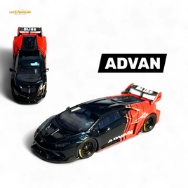 Flame Lamborghini Huracan GT LP610 ADVAN 1:64